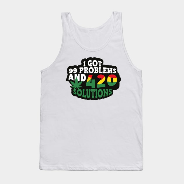 420 Tank Top by piksimp